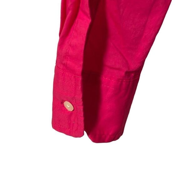 GAP pink boyfriend fit 100% cotton collar button front shirt S - Picture 5 of 12